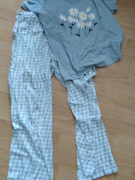 La Vie En Rose Other - La Vie En Rose Blue Daisy Pajama Set